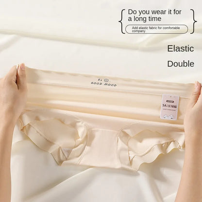 3PCS Female Underwear Antibacterial Pure Cotton Sexy Mid-rise Cotton Panties Woman Traceless Fashions Women's Intimate Intimates.