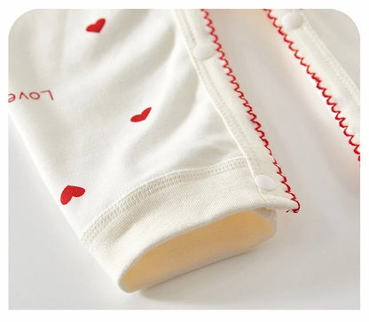 Somenie Baby-Einteiler, Frühling und Herbst, Baumwoll-Pyjama, Jungen- und Mädchen-Baby-Overall, niedlicher bedruckter Body, bequemer Einteiler für Neugeborene.