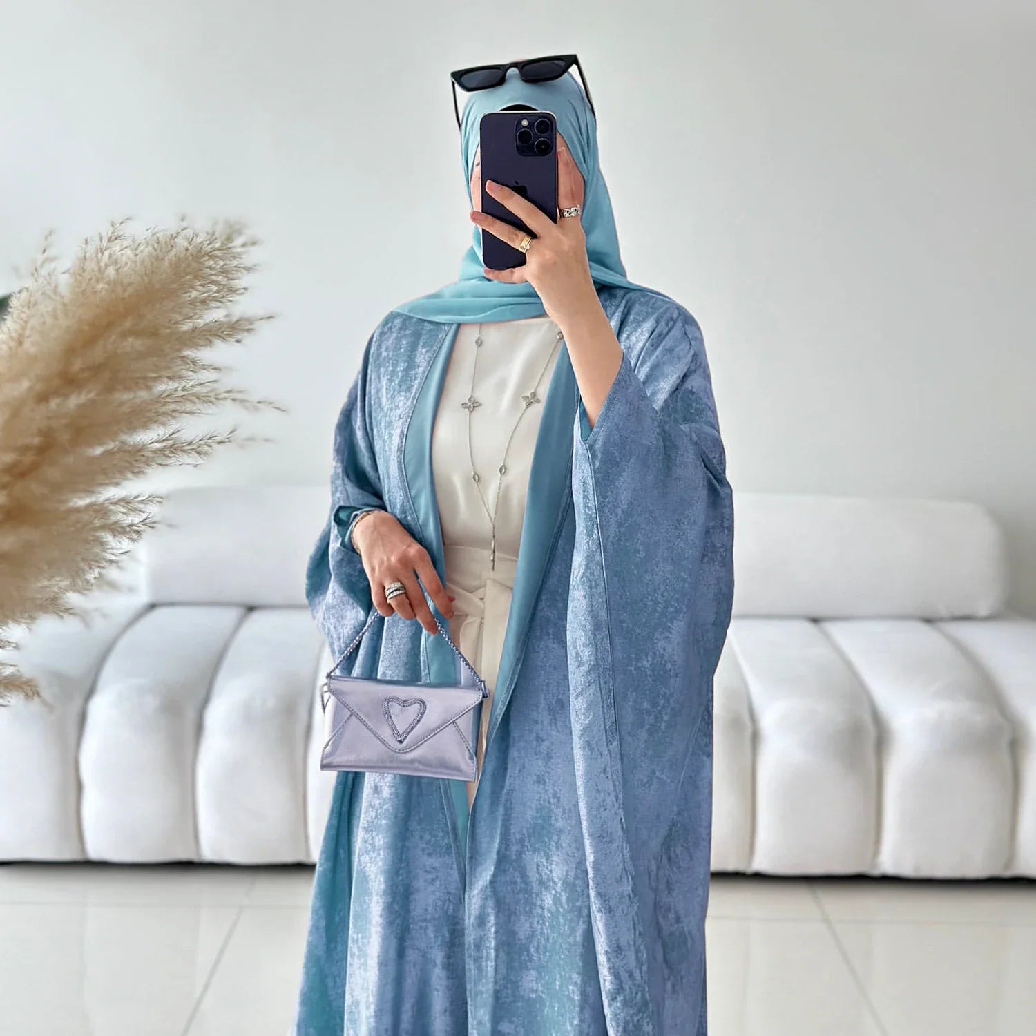 Mode Elegante Dubai Türkische Abaya Kleid Frauen Muslimische Frauen Muslimischen Kimino Kleid Abayas Vorne Offen Strickjacke.