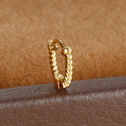 1Pc Stainless Steel Small CZ Hoop Cartilage Earrings Tiny Cross Tragus Rook Daith Earring Tragus Helix Rook Ear Piercing Jewelry