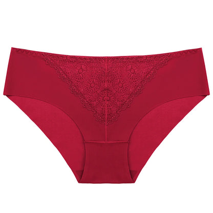 BZEL 10PCS/Set Women's Panties Exquisite Sweet Lace Underwear Sexy Lingerie Silk Satin Briefs Woman Comfort Breathable Underpant.