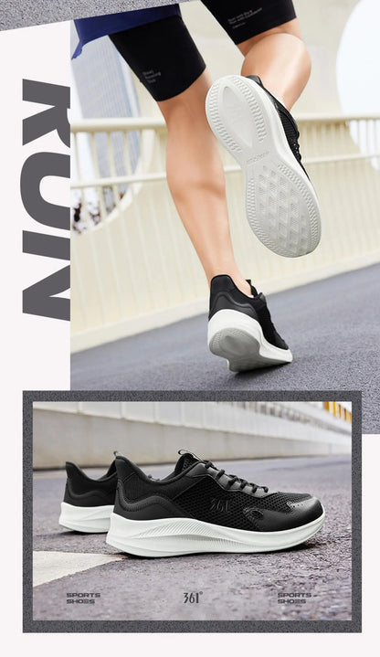 361 Degrees Men Running Shoes Wear-resistant Comfortable Soft Supportive Jogging Lightweight Breathable Male Sneakers 672422252.