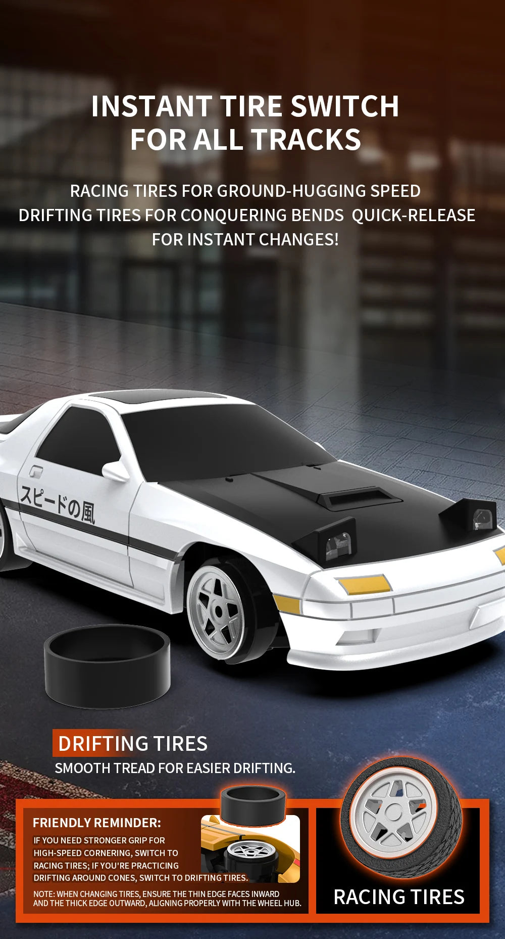 1:43 2.4G 4WD RC Drift Car with Gyroscope Fullly Proportion Remote Control Car JJRC C8827 Mini Racing Car Model Boy Toy Gift.