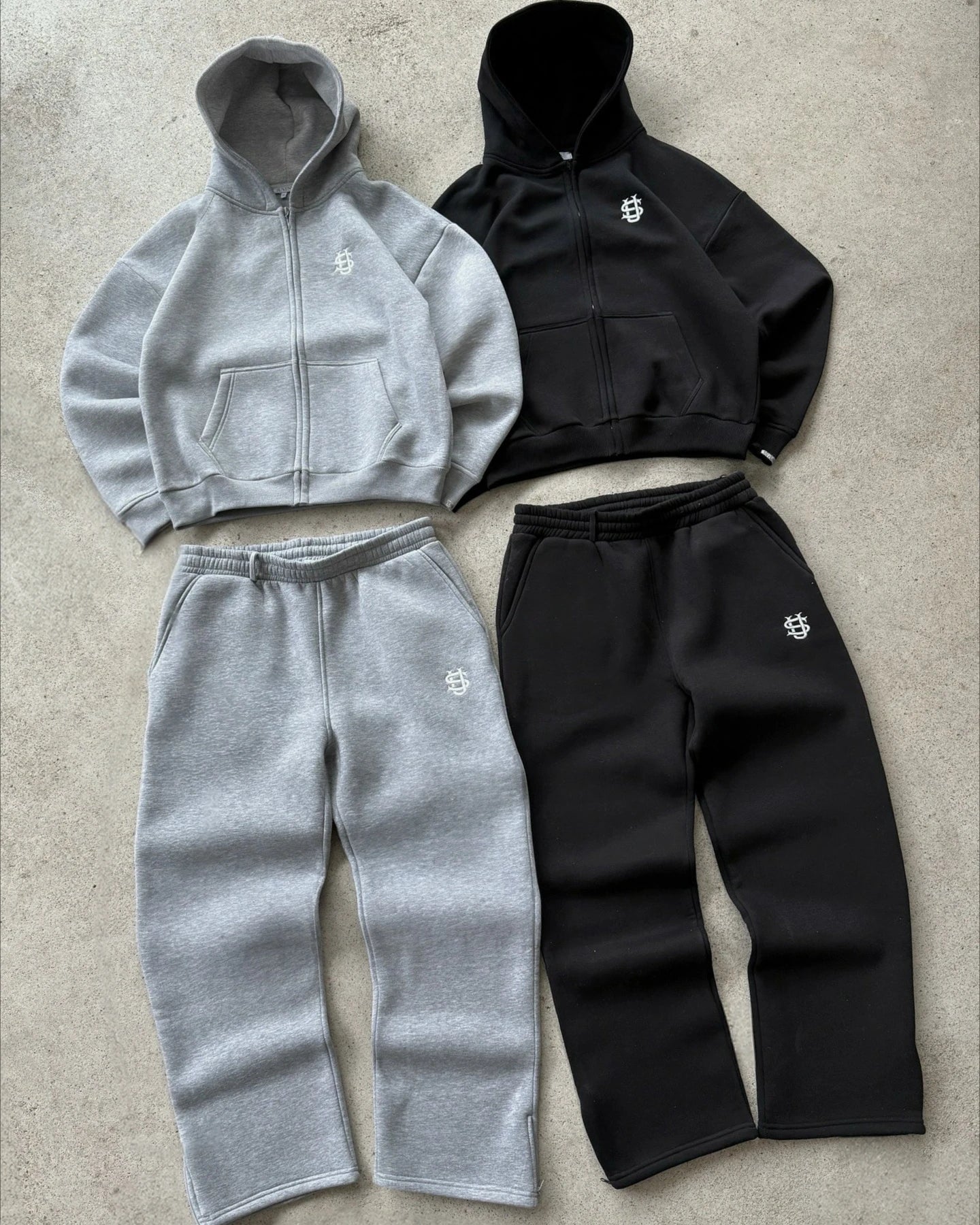 Streetwear Joggers Tracksuit Men Women Y2K Harajuku Letter Graphic Embroidery Oversized Zipper Sweatshirts Gothic Straight Pants.