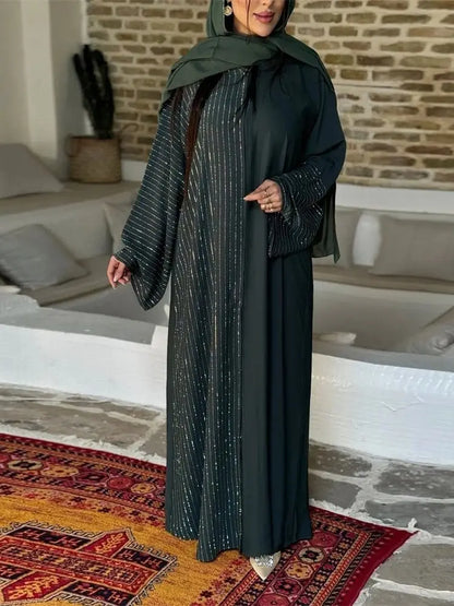 Ramadan Eid Kebaya Muslim Abaya Damen Dubai Long Dresses For Women Robe Djellaba Caftan Marocain Femme Musulmane Kaftan Vestidos.