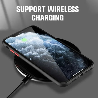 Luxury Magsafe Wireless Charge Case For Samsung Galaxy S20 S21 S22 S23 FE S24 Plus S24Ultra Shockproof Matte Clear Back Cover.