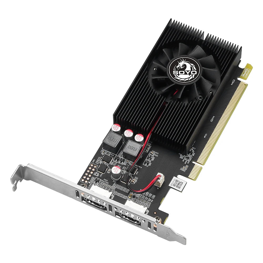 SOYO Graphics Cards R5 230 2G DDR3 64bit HDMI*2 compatibility For Desktop Gaming Computer Components GPU Video Card.