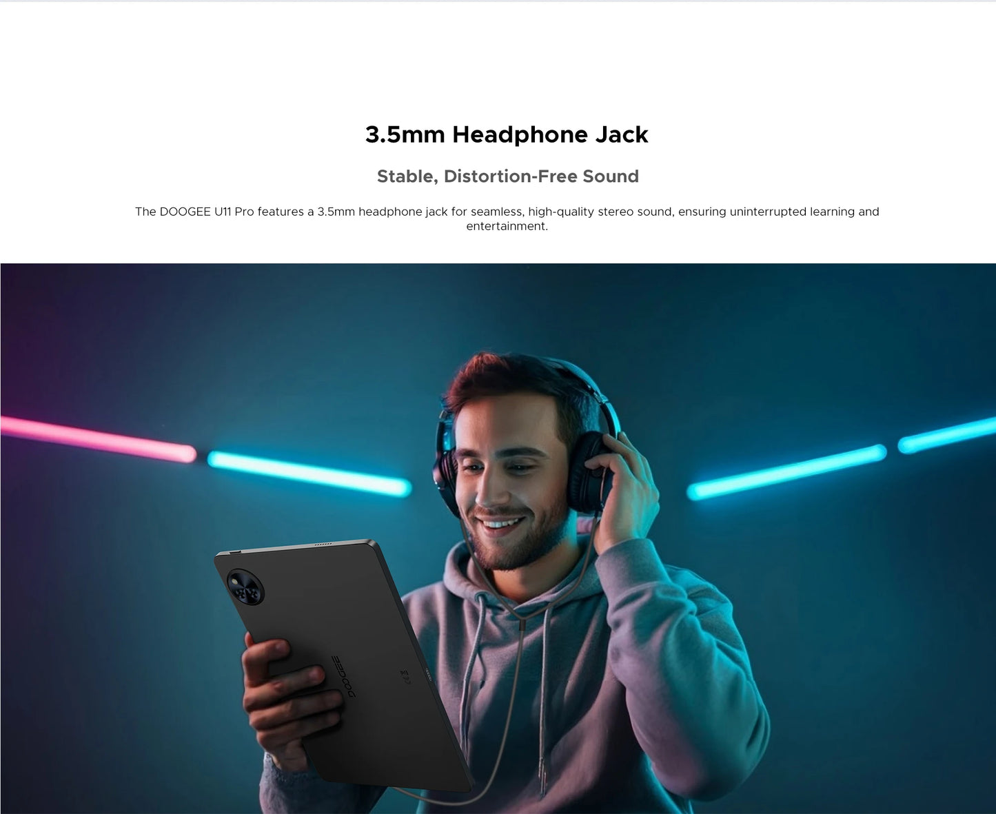 Global Version Doogee U11 Pro Android 15 Tablet Pc 11 Inch Ultra-Clear 90Hz Display 30Gb(6+24) 256Gb 8580Mah Battery Tablet