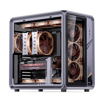 JONSBO BO400 ATX Desktop Case Aluminum Side View Sea View Room Chassis Supports 360 Water-cooled 10 Fan Positions.