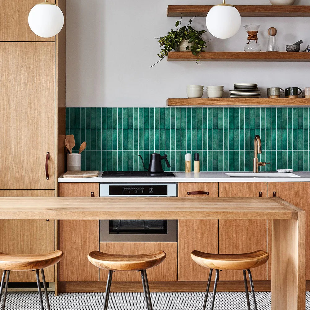 10 PCS Fish Scale Matte Peel-and-Stick Wall Panels, 30 x 30 cm, Waterproof Tiles, Living Room Splashbacks, Wall Decoration