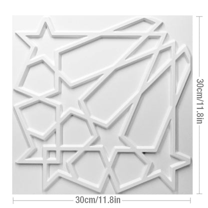 10pcs 30cm Arab islamic muslim star moon decor Relief Art 3D Wall Panel non-adhesive 3D wall sticker Living Room Home Decor wall
