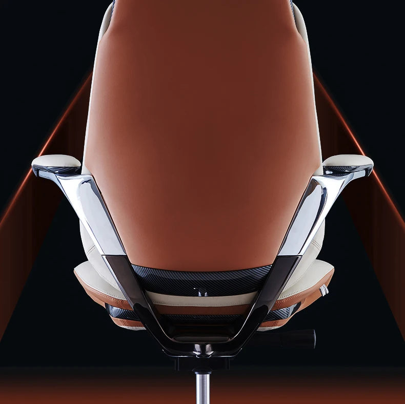 Studie Drehbarer Bürostuhl Liege Moderner Lazy Ergonomischer Thron Leder Bürostuhl Nordic Computer Mobilya Salonmöbel