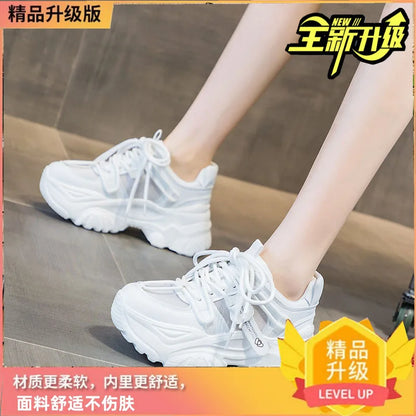 Women's Shoes Casual Shoes Spring Sneakers Platform Woman-shoes Tennis Female Fashion Thick Sole 2024 Roses Trainers Increased I.