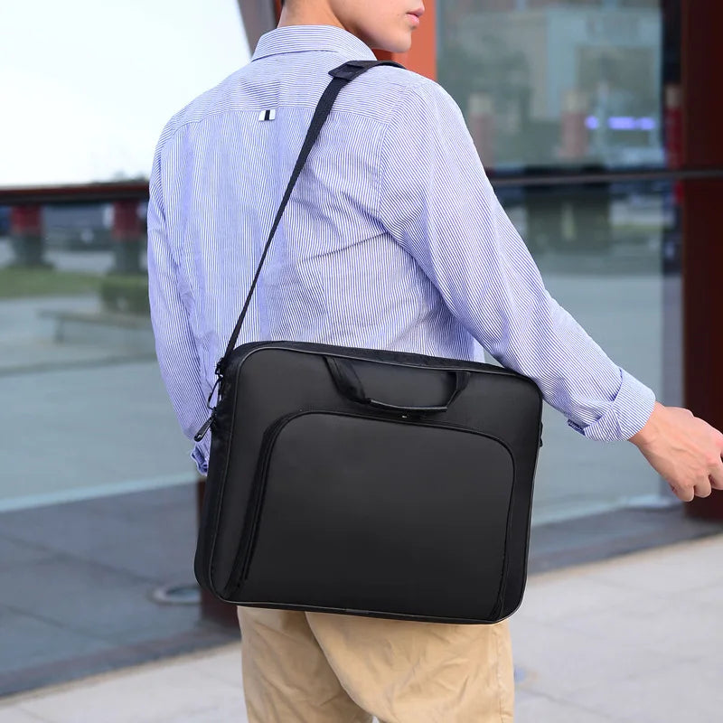15.6/17inch Business Office Laptop Bag Large Capacity Handheld Shoulder Crossbody Bag for Men Executive Briefcase Hot Sale.