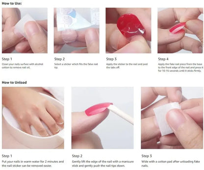 6000Pcs Double-Sided Nail Adhesive Stickers Waterproof Breathable Transparent False Nail Glue Sticker Jelly Nail Tips DIY Tools.