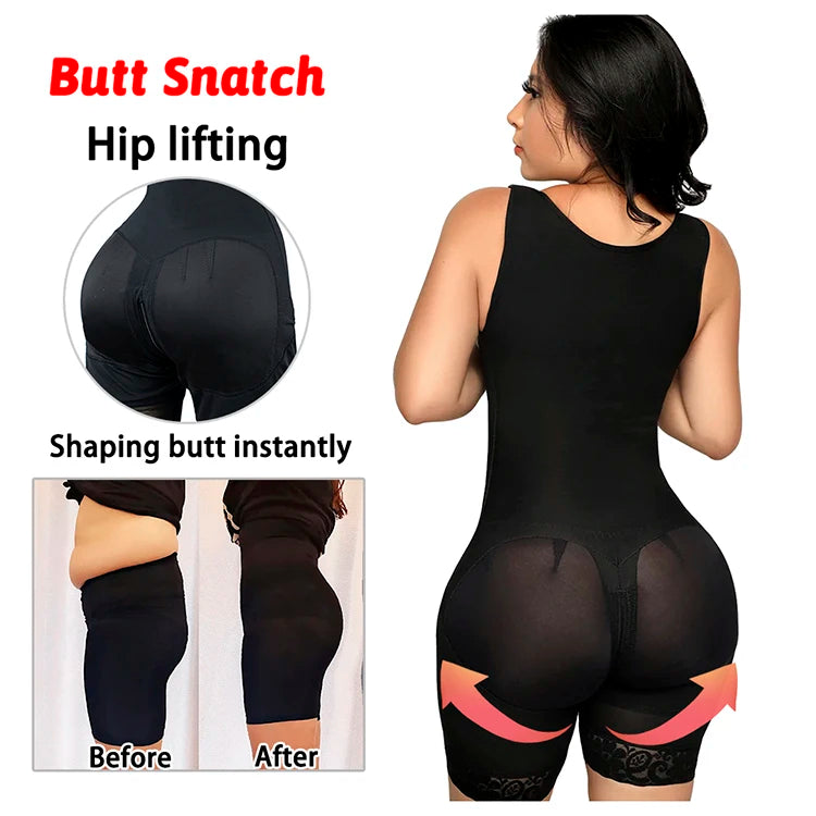 Fajas Reductoras Body Shaper Slimming Sheath Flat Belly Shapewear Tummy Control Bodysuit Postpartum Bodices Girdles Woman Corset.
