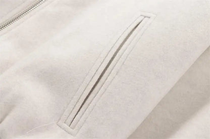 Jacken Herbst Damen 2025, neuer schicker lockerer Damenmantel, elegante Mode, Straße, warmer Jugendmantel.