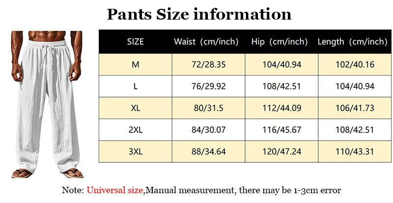 Long Sleeve Shirt Sets Mens Casual Linen 2Pcs Suit Lightweight Long Sleeve Shirt Loose Drawstring Trousers Casual Streetwear Set.