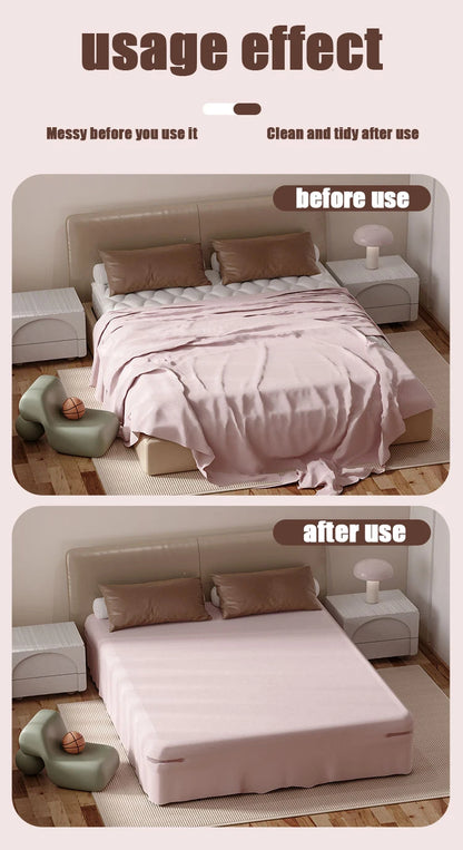 4Pcs Bed Sheet Holder Sheet Ties Multifunctional use Heavy Duty Bedsheet Corner Tightener Clip Bedspread fixing.