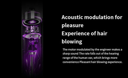 5 in 1 Electric Ionic Hair Dryer High Speed Bladeless HairDryer Negative Ion Professional 1.8M Super Leafless Hair Dryer.