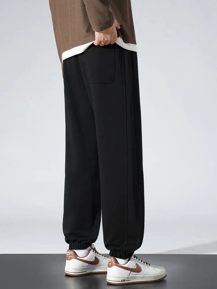 Winter Warm Jogger Pants Men/Women Unisex Style Home Basic Sweatpants Fleece Lined Thermal Sport Pants.