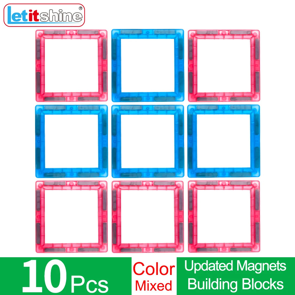Montessori Magnetic Toys Education Stem Developmental Building Blocks Magnet Tiles Construction Bricks Kids Baby Boy Puzzle Game