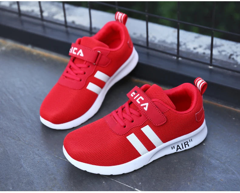 Kids Fashion Sneakers Boys Girls Tennis Shoes Mesh Breathable  Running Shoes Lightweight Outdoor Children's Sports Walking Shoes.