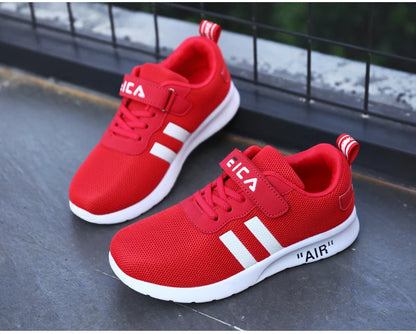 Kids Fashion Sneakers Boys Girls Tennis Shoes Mesh Breathable  Running Shoes Lightweight Outdoor Children's Sports Walking Shoes.