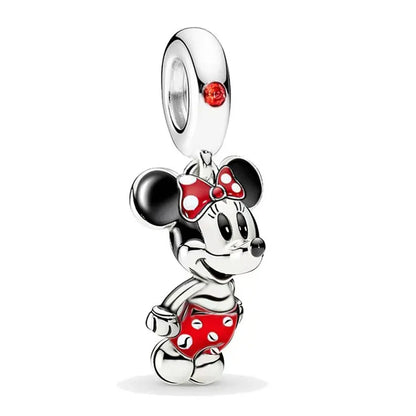 100% 925 sterling silver Disney 100th anniversary charm beads suitable for original DlY bracelet, women's fashion gift