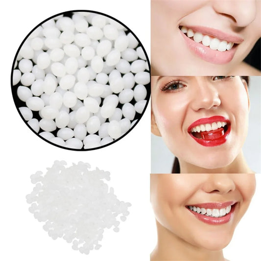 Temporary Tooth Repair Beads Missing Broken Teeth Dental Tooth Filling Material Food Grade FalseTeeth Solid Glue Denture.