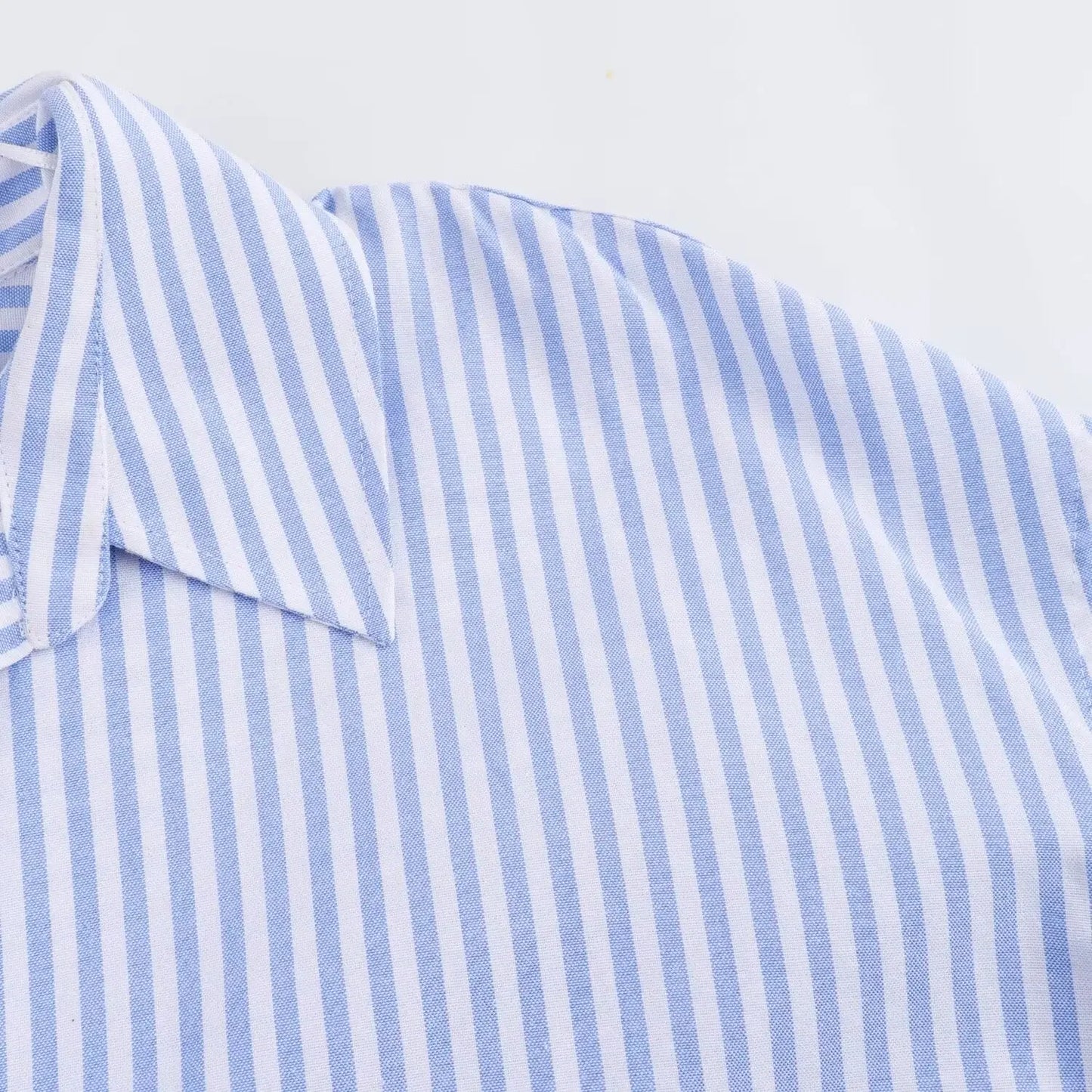 Women Fashion Spring Cotton Oxford Long Sleeve Single-breasted Lapel Blouse Street Clothing Shirt Chic Ladies Tops Mujer.