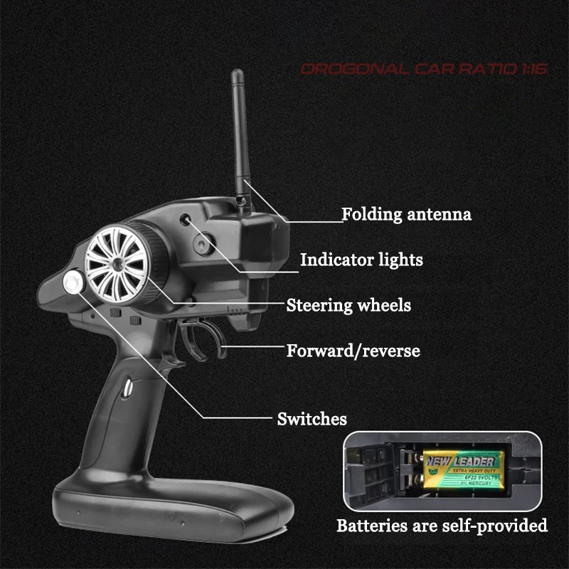 1: 10 4wd 70km/H Remote-Controlled Drifting Car Drifting Wheel Anti-Collision Off-Road Racing Car Remote-Controlled Off-Road.