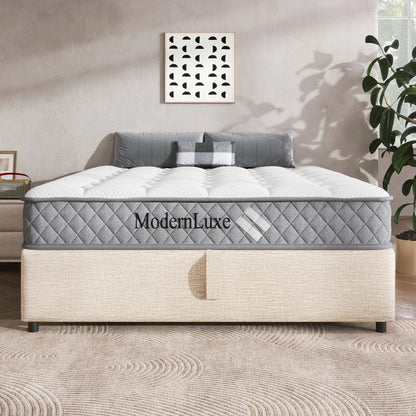 Orthopädische Kaltschaummatratze 90 x 200 cm, Matratze mit 7-Zonen-Taschenfederkernen, mittelfest – OEKO-TEX ®    Zertifiziert