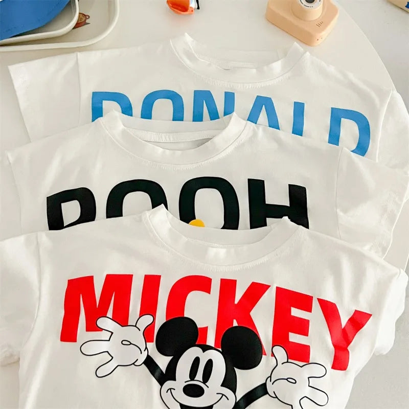Disney Baby Mädchen Junge Overall Strampler Socke Hut Neugeborene Kleidung Set Baumwolle Cartoon Donald Duck Infant Kleinkind Body Outfit K618.
