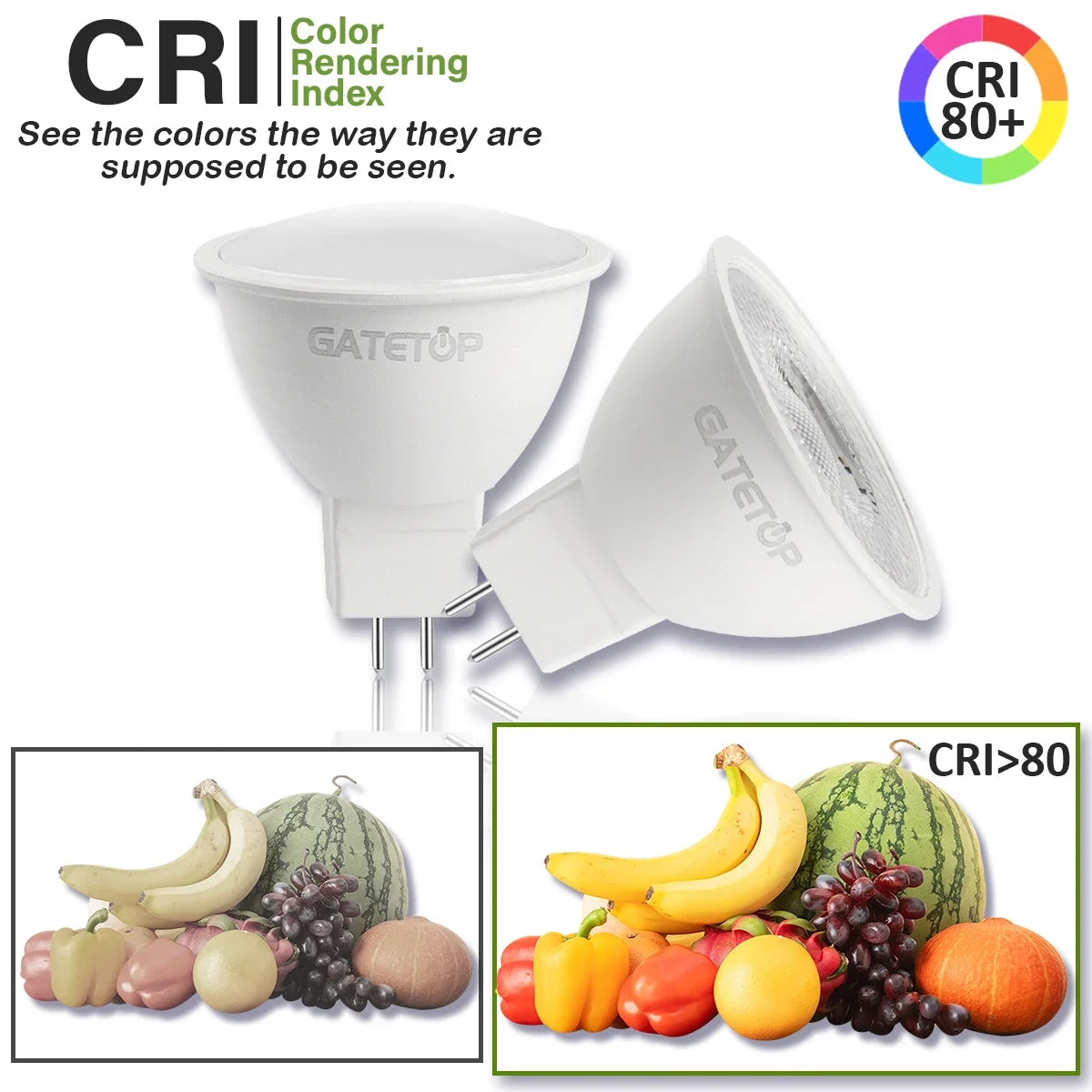 10PCS MR16 LED Strahler Birne GU5.3 Lampada AC 110V 220V 12V Bombillas Spot Licht Ersetzen Die 50W Halogen Lampe Hause Derection.