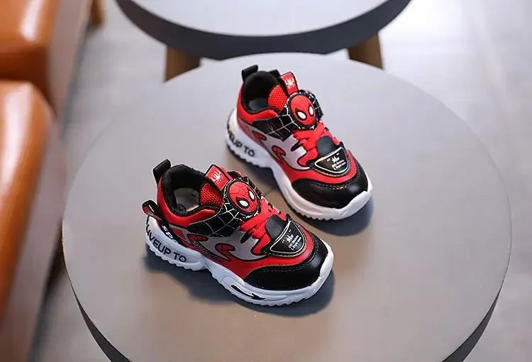 2024 New Arrival Disney Children Casual Shoes Fashion Cartoon Spiderman Boys Sneakers Kids Outdoor Shoes Sport Shoes for 1-6Y.