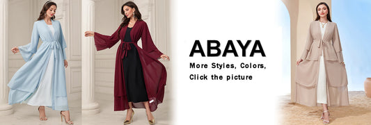 Ramadan  Islamic kebaya  Without Hijab, Long Sleeve Open Front Casual Abaya, Women's Clothing.