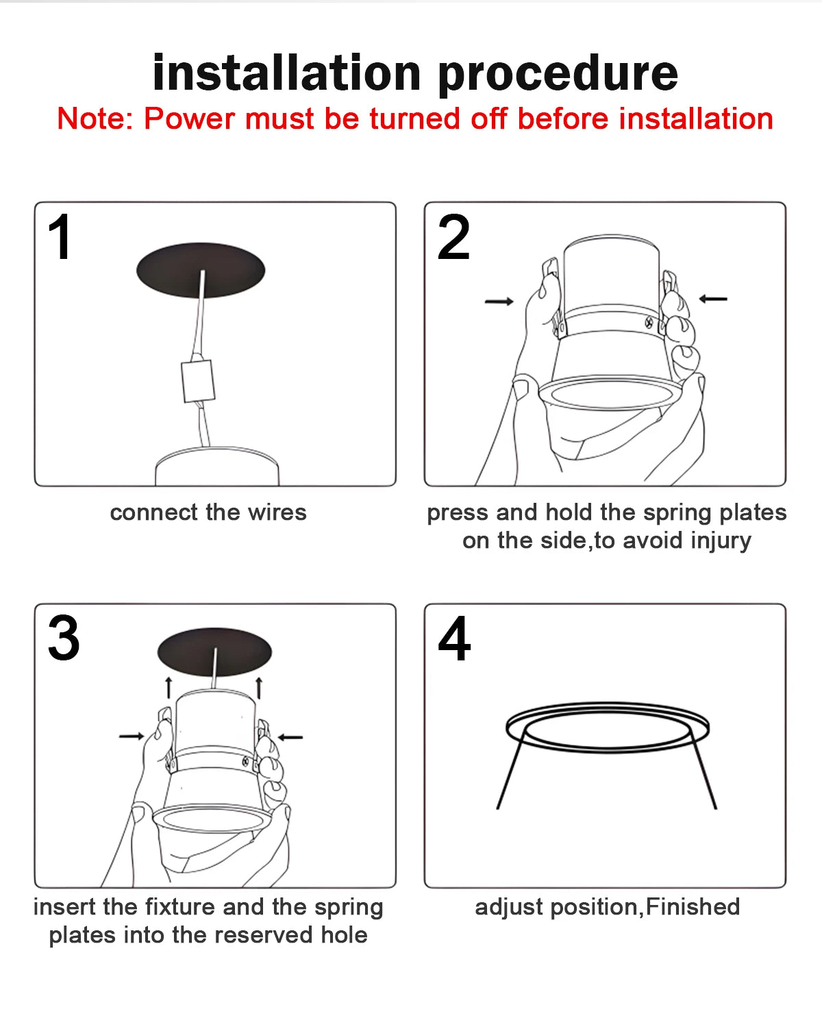 10 stücke CCT Spot Downlight Einbau LED Decke Licht 3 Farbe Eingestellt AC100-240V Zifferblatt Schalter 3000 K/4000 K/6500 K Innen Beleuchtung.
