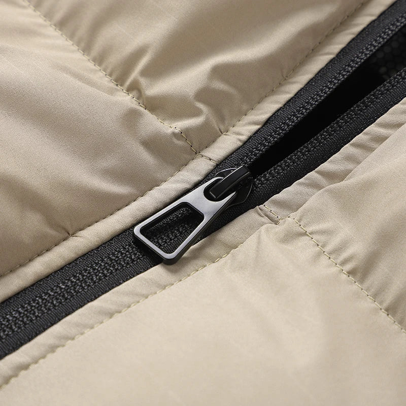 New Men Autumn Thicken Sleeveless Vests Jacket Coat Mens Winter Warm Detachable Hat Outwear Waistcoat Hooded Vest Jacket Male.