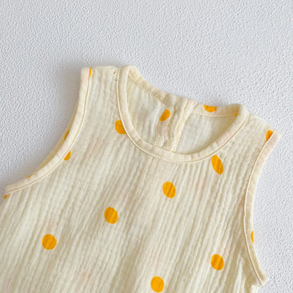 2023 neue Im Sommer Infant Neugeborene Baby Mädchen Jungen Falten Tuch Baumwolle Outfits Kinder Casual Overalls Kleinkind Bodys.