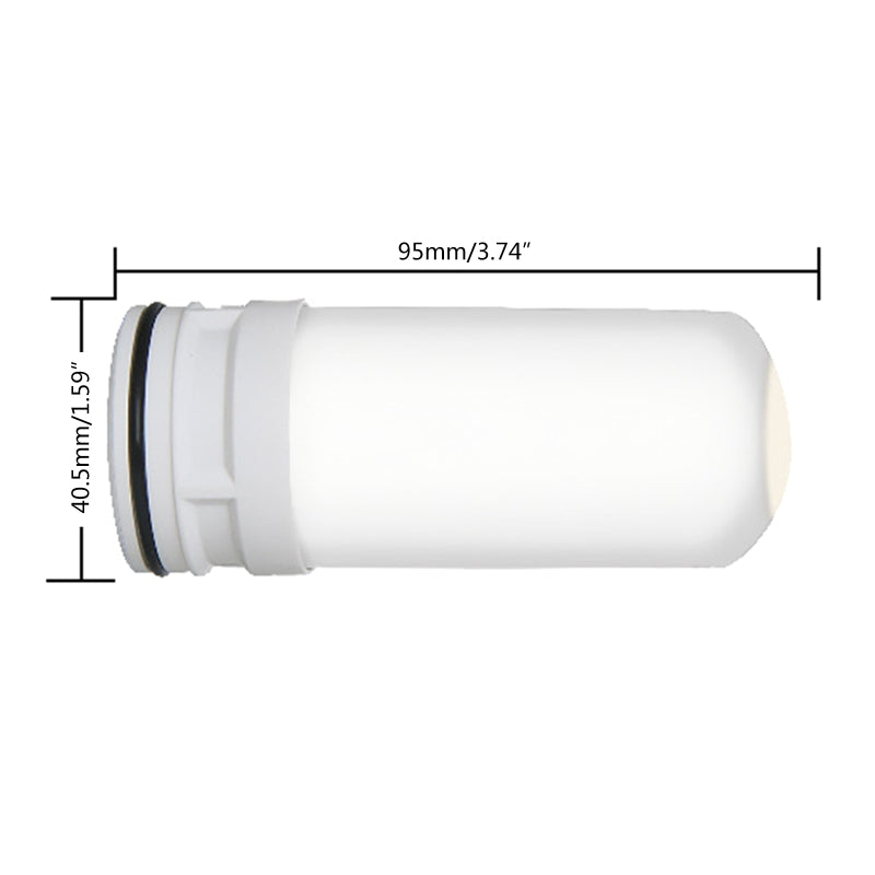 4 Pieces Replacement Inner Ceramic Filter Cartridge for Household Tap Faucet Water Practical and Convenient Durable Gift