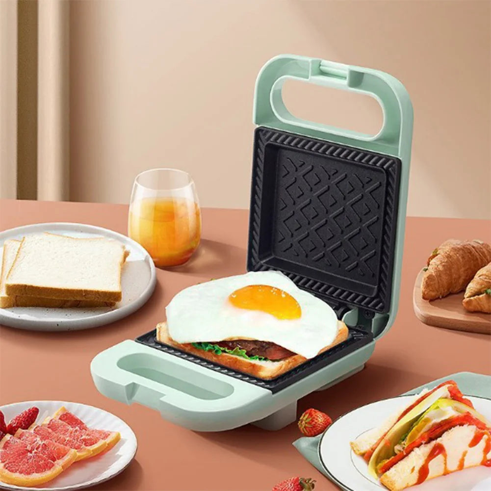 Multifunction Sandwich Maker Fast Heating Toaster Home Breakfast Making Machine Kitchen Electric Baking Pan Roast Meat Omelette.