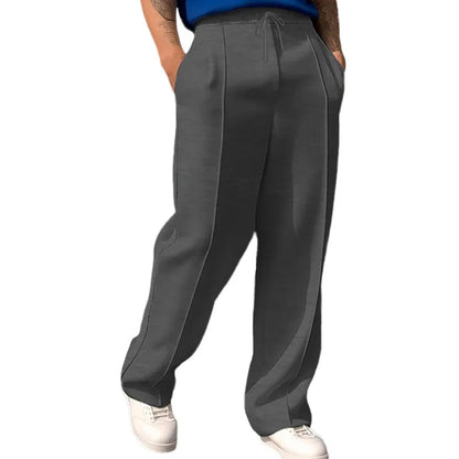 Cross-border spring and autumn thin men's sports and leisure drawstring loose jogging trend trousers sweatpants