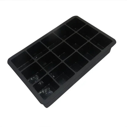 New 15 Grid Silicone Ice Cube Mold Big Tray Mold Ice Cube Maker Non-toxic Durable Bar Pub Wine Ice Blocks Maker.