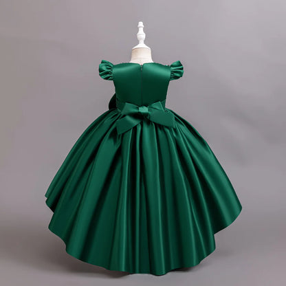 Performance Formelles Partykleid für Mädchen, Kinderkleidung, Paillettenkleider, aktive Kleider für Mädchen, Kinderkleidung, Schwarz, 3 bis 10 Jahre.