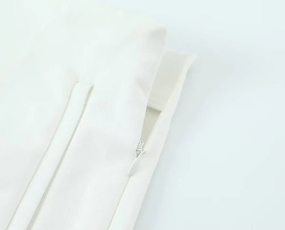 ZBZA Women High Waist A-line Shorts Loose Fit Double Pocket Zipper Solid Color Casual Mini Shorts Spring Summer New Chic Shorts.