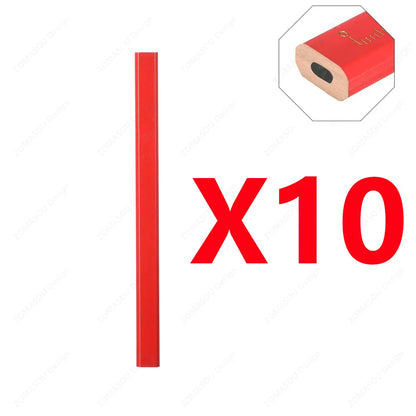 150–1 Stück robuste achteckige Hartschwarz-Schreinerbleistifte, Holzbearbeitungsstifte, speziell für die Markierung von Holzbeton.