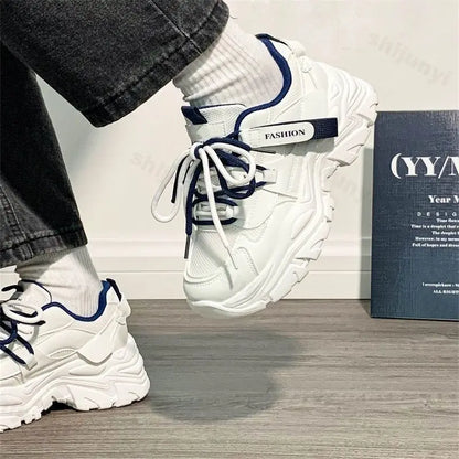 Women's Platform Sneakers 2025 Autumn Outdoor Non Slip Fashion Running Shoes Comfortable Breathable Height Increase Casual Shoes.