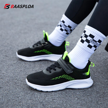 Baasploa Children Sneakers Boys Sports Shoe Tennis Casual Daily School Kids Running Shoes Walking Sneaker for Boys Free Shipping.