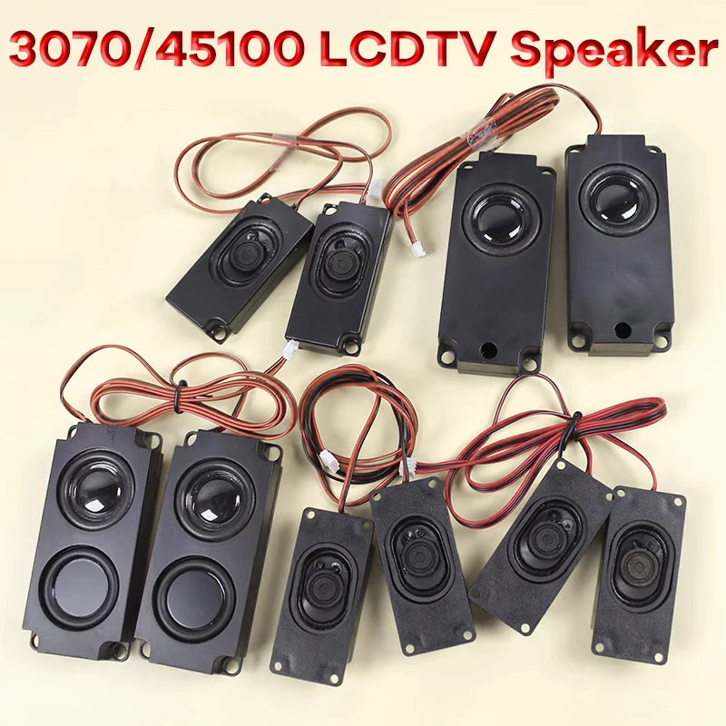 1PC Audio Portable Speakers For Computer PC TV LCD Speaker 3070 45100 Rectangle Loudspeaker 4R 8R 2W 3W 5W 10W 4/8Ohm.